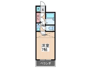 ドミトリー庚午参番館の物件間取画像